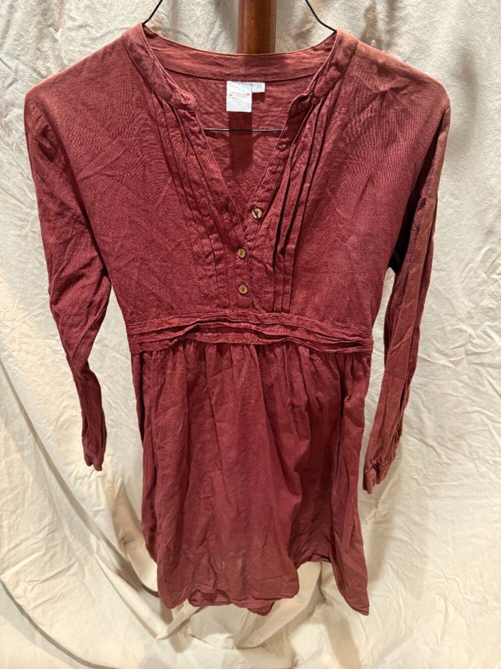 YoBaby Linen-feel Cotton Dress